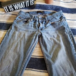 Levi's too super low 524 jeans